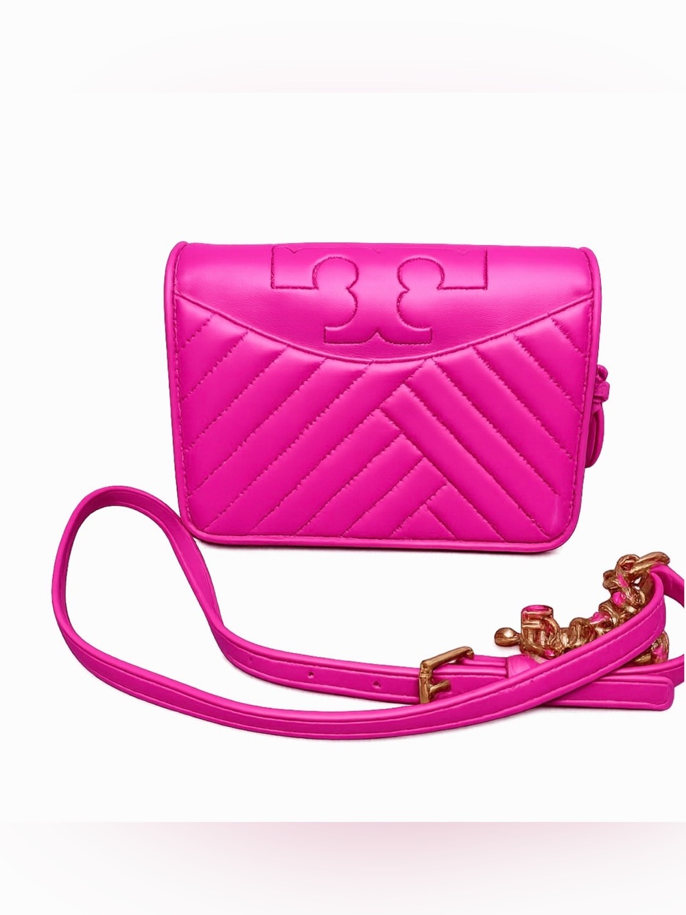 $428 retail Pre-loved Tory Burch Alexa Crossbody with strap